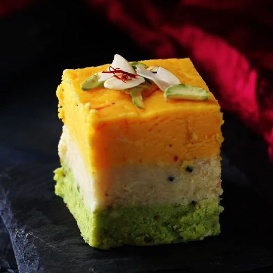 Kaju Tirangi Katli